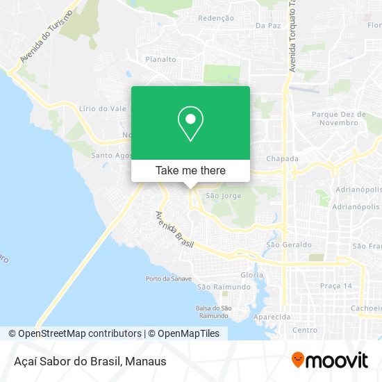 Açaí Sabor do Brasil map