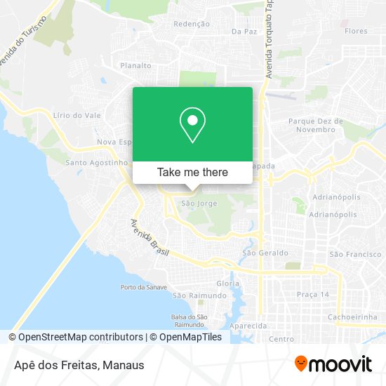 Apê dos Freitas map