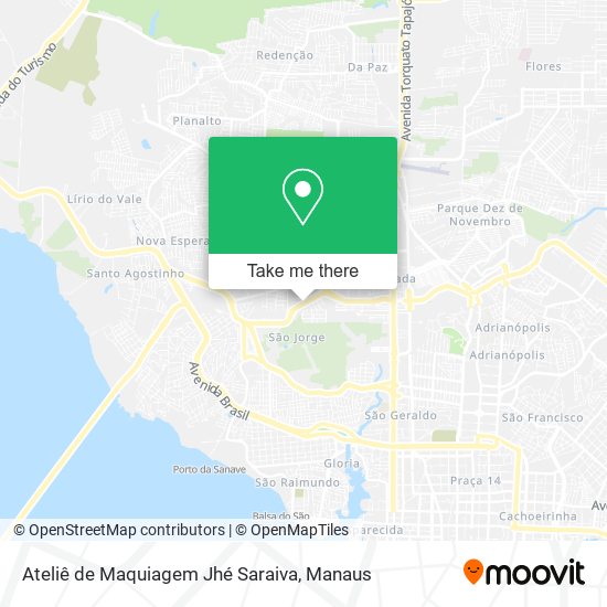 Ateliê de Maquiagem Jhé Saraiva map