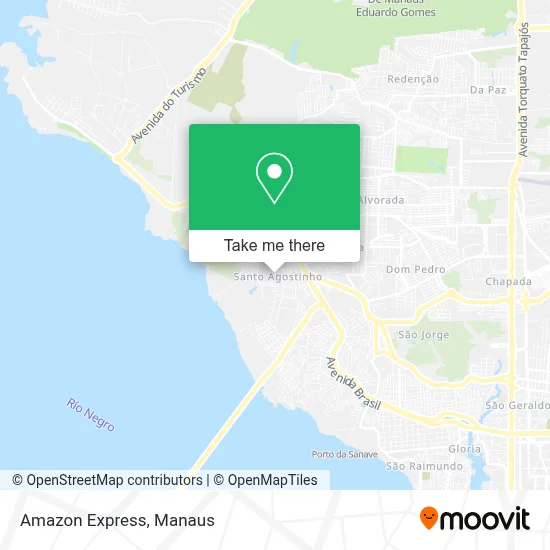 Amazon Express map