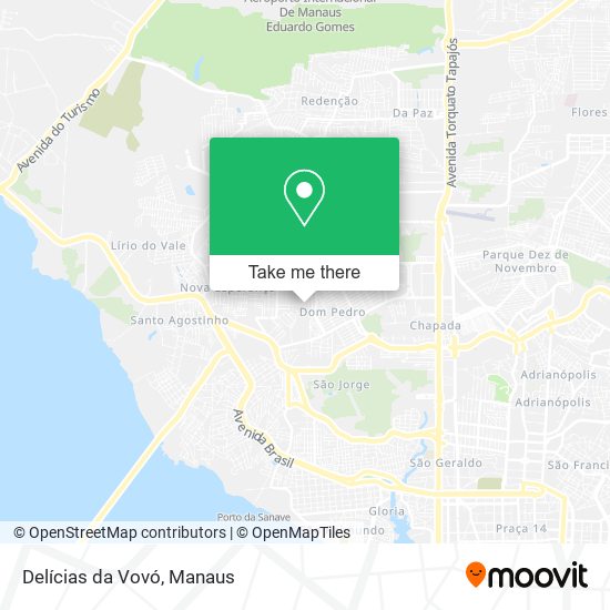 Delícias da Vovó map