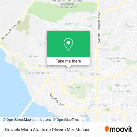 Graziela Maria Ataide de Oliveira Mei map