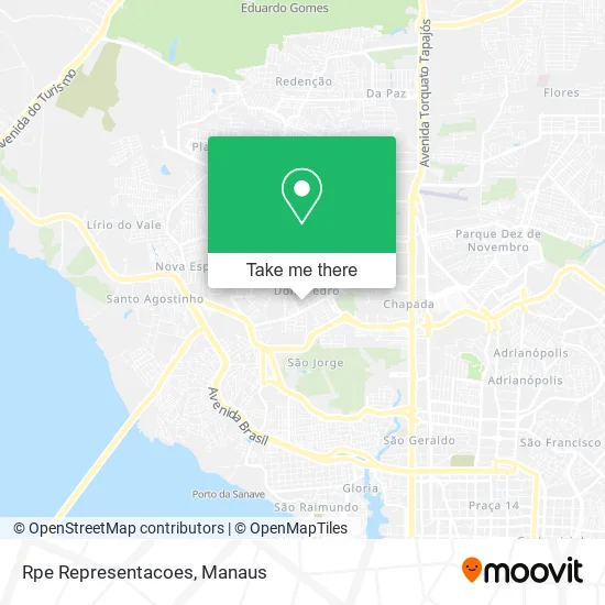 Rpe Representacoes map