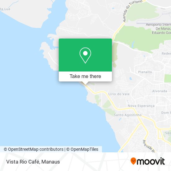 Mapa Vista Rio Café
