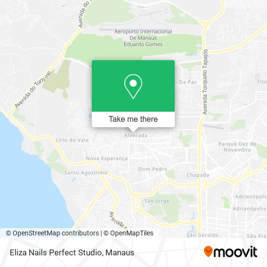 Eliza Nails Perfect Studio map
