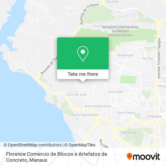 Florence Comercio de Blocos e Artefatos de Concreto map