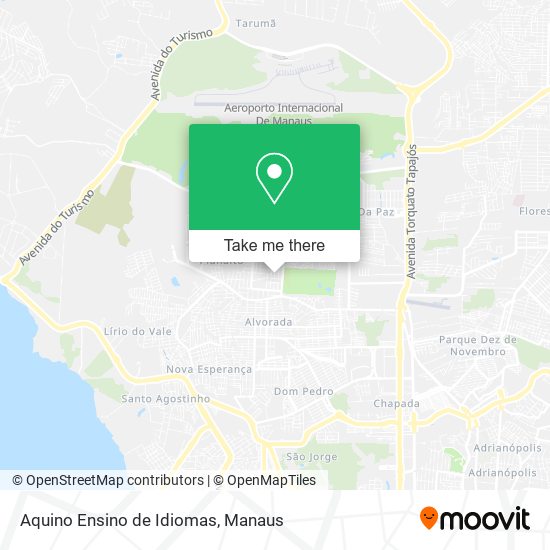 Aquino Ensino de Idiomas map