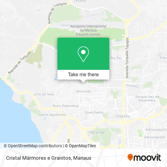 Cristal Mármores e Granitos map