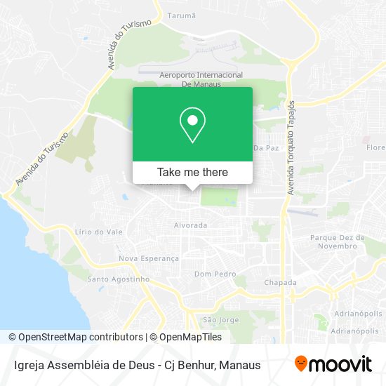 Mapa Igreja Assembléia de Deus - Cj Benhur