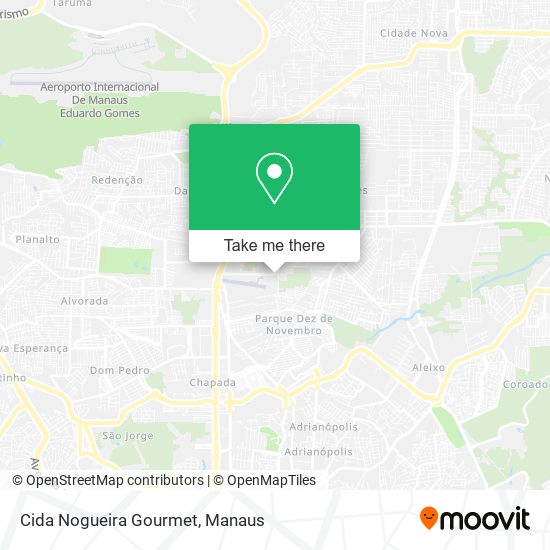 Cida Nogueira Gourmet map