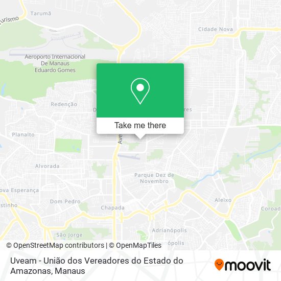 Mapa Uveam - União dos Vereadores do Estado do Amazonas