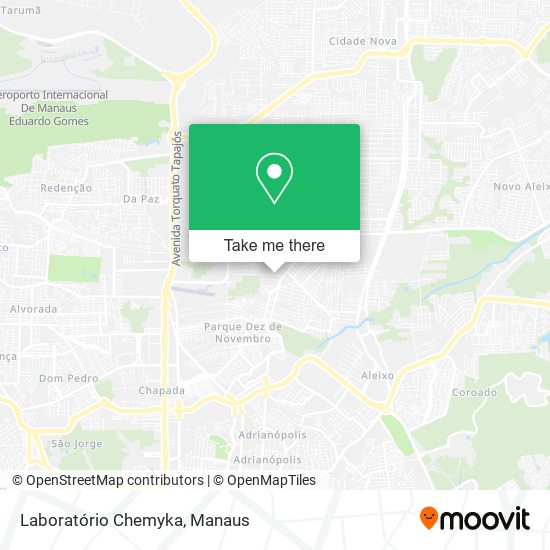 Laboratório Chemyka map