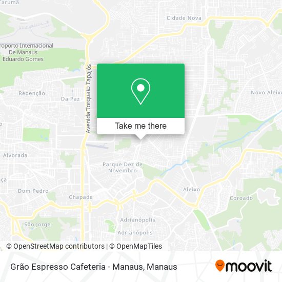 Grão Espresso Cafeteria - Manaus map