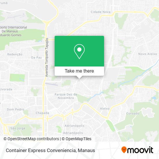 Container Express Conveniencia map