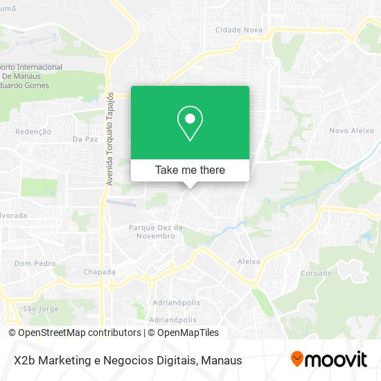 X2b Marketing e Negocios Digitais map