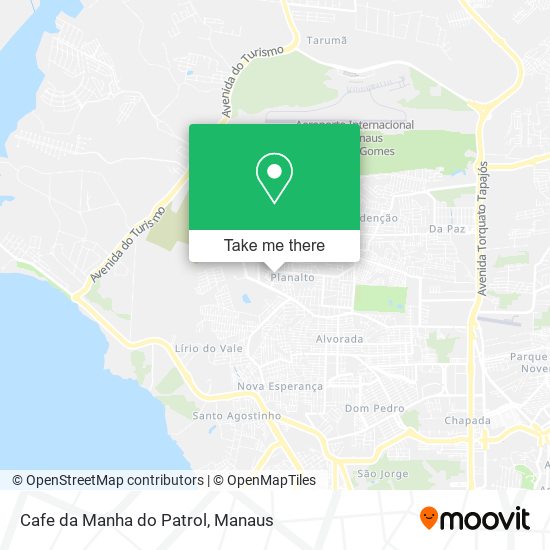 Cafe da Manha do Patrol map