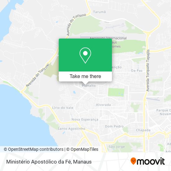 Ministério Apostólico da Fé map