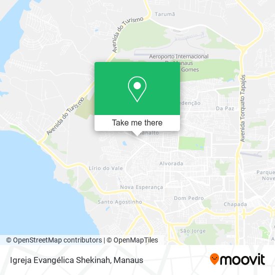 Igreja Evangélica Shekinah map