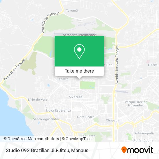 Studio 092 Brazilian Jiu-Jitsu map