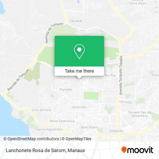 Lanchonete Rosa de Sarom map