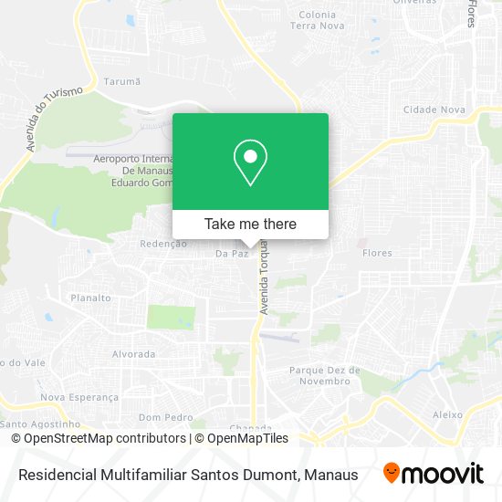 Residencial Multifamiliar Santos Dumont map