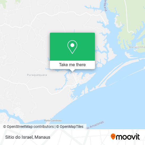 Sítio do Israel map
