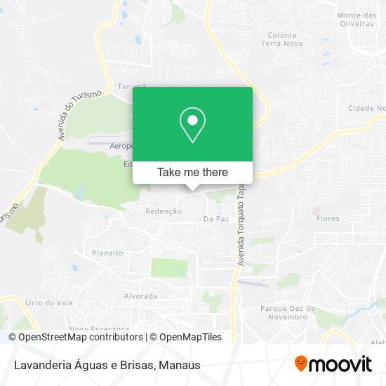Lavanderia Águas e Brisas map