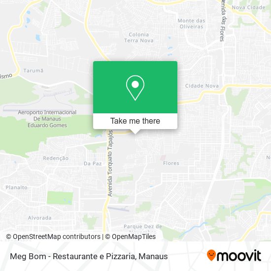 Meg Bom - Restaurante e Pizzaria map