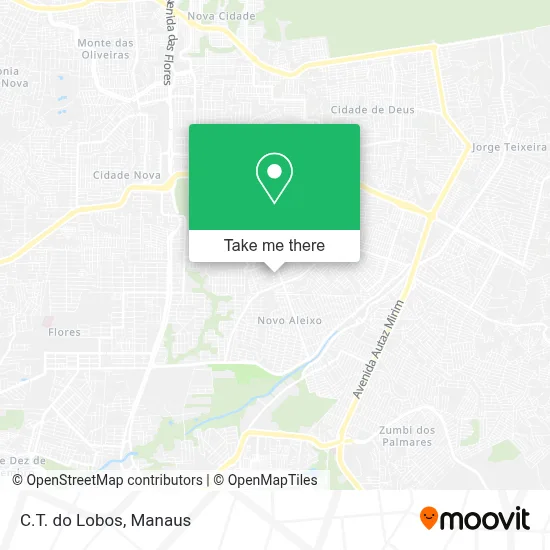 C.T. do Lobos map