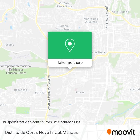 Distrito de Obras Novo Israel map