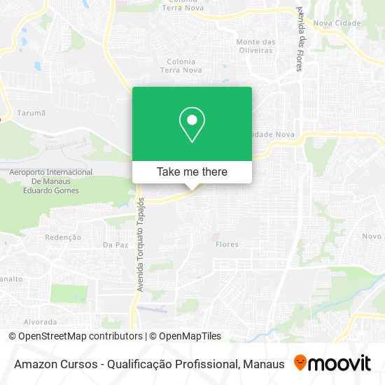 Mapa Amazon Cursos - Qualificação Profissional