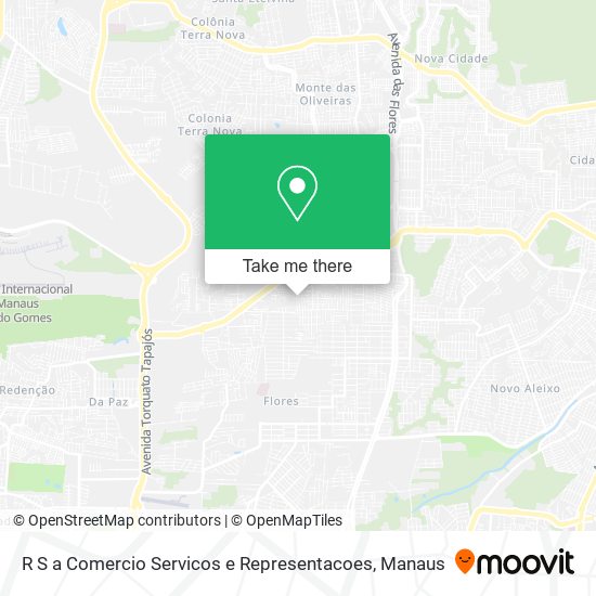 R S a Comercio Servicos e Representacoes map