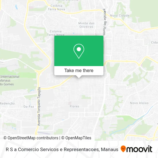 R S a Comercio Servicos e Representacoes map