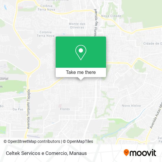 Mapa Celtek Servicos e Comercio