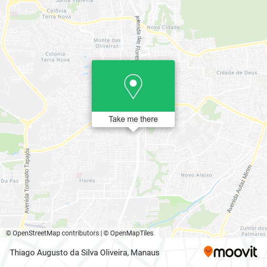 Mapa Thiago Augusto da Silva Oliveira