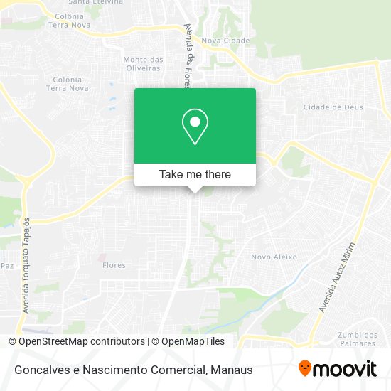 Goncalves e Nascimento Comercial map