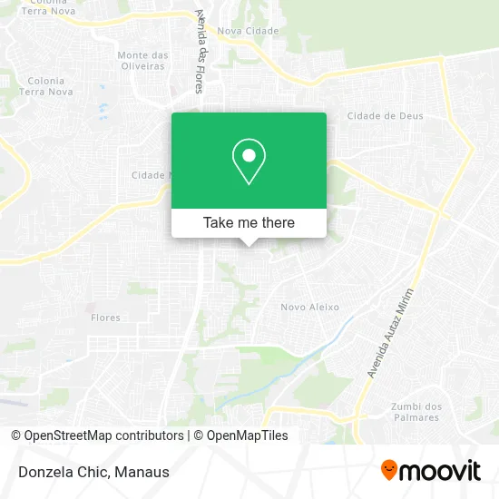 Donzela Chic map