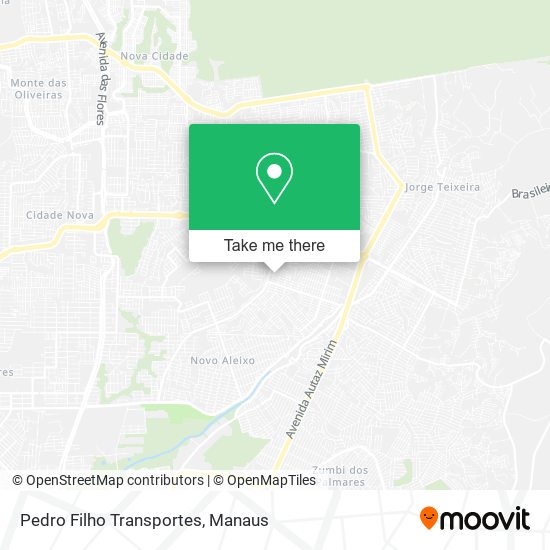 Pedro Filho Transportes map