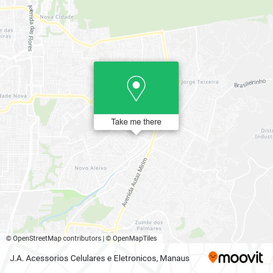 J.A. Acessorios Celulares e Eletronicos map
