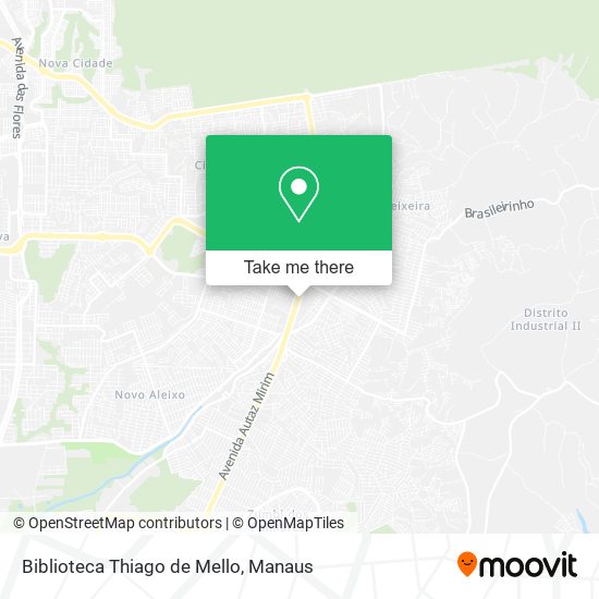 Biblioteca Thiago de Mello map