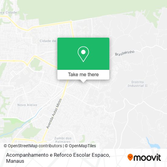 Acompanhamento e Reforco Escolar Espaco map