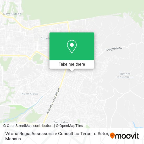 Mapa Vitoria Regia Assessoria e Consult ao Terceiro Setor