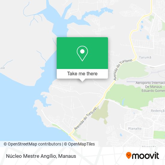 Núcleo Mestre Angílio map