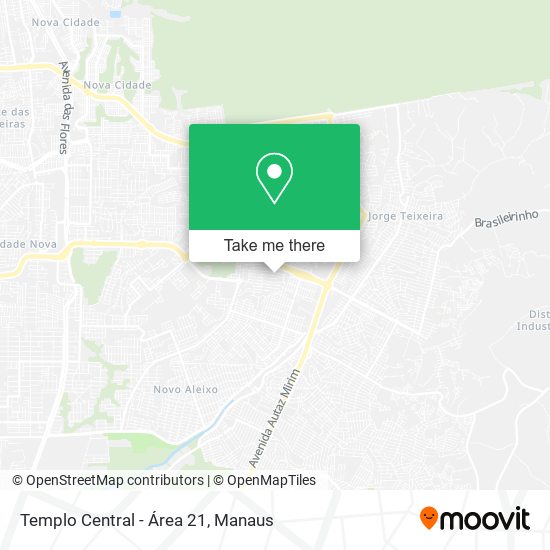 Templo Central - Área 21 map