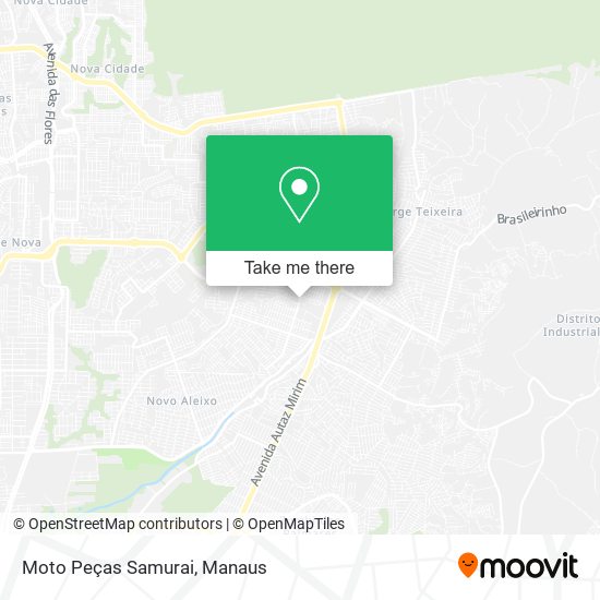 Moto Peças Samurai map