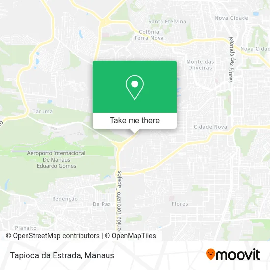 Tapioca da Estrada map
