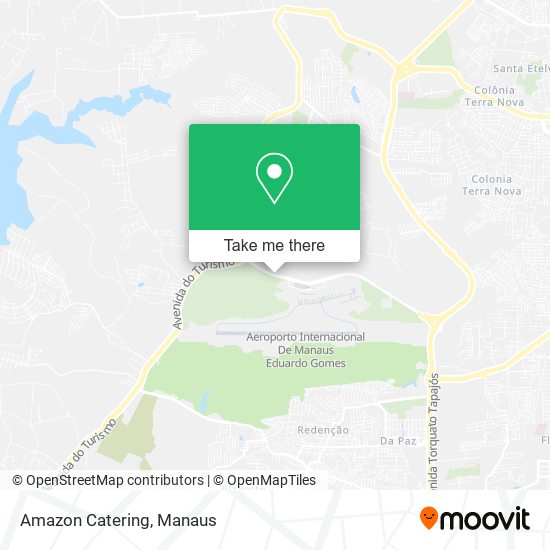 Amazon Catering map