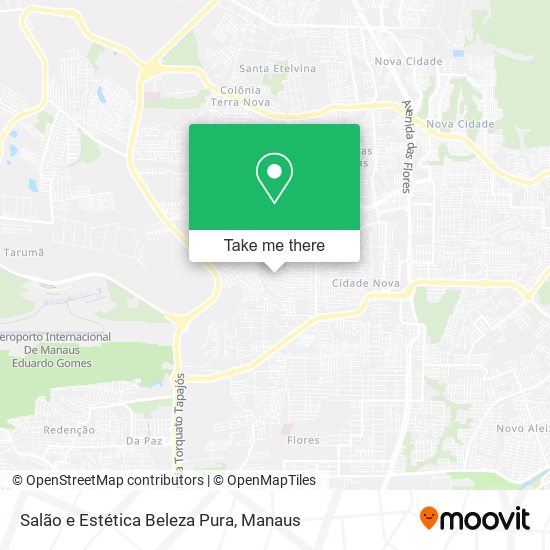 Salão e Estética Beleza Pura map