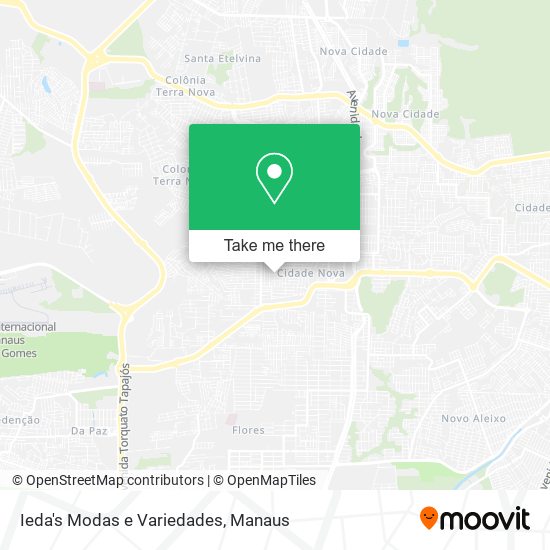 Ieda's Modas e Variedades map