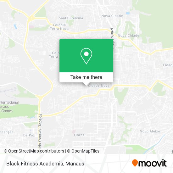 Black Fitness Academia map